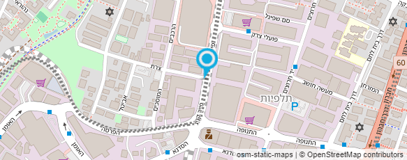 מפת הגעה אל ד"ר עמוס בוחניק- רשת מרפאות "שיניים"