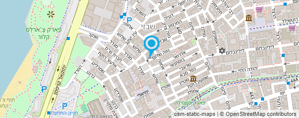 מפת הגעה אל מרכז קהילתי נווה צדק