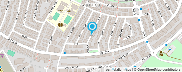 מפת הגעה אל ד"ר איריס ברכוז - פסיכולוגית חינוכית