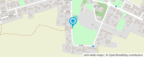 מפת הגעה אל גן תות