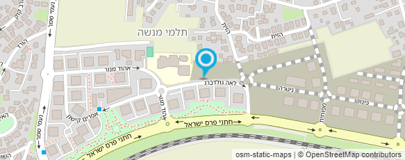 מפת הגעה אל בית חינוך תלמים - באר יעקב