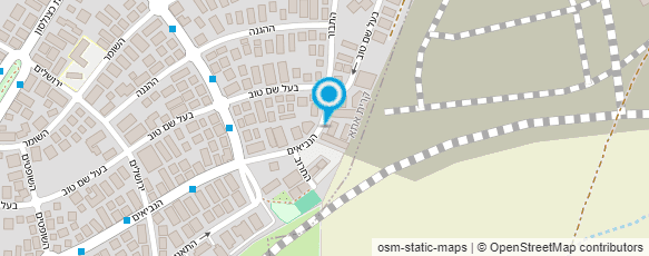 מפת הגעה אל משפחתון צעדים ראשונים