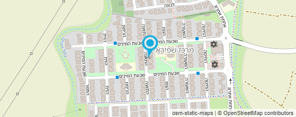 מפת הגעה אל חן החיות- טיפול בעזרת בע"ח