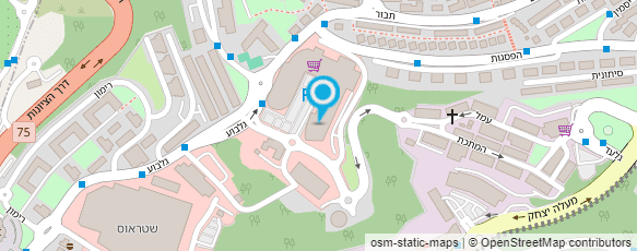 מפת הגעה אל אצה סושי בר נוף הגליל (נצרת עילית)