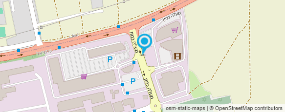 מפת הגעה אל שאקר מעצב שיער