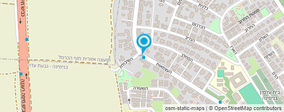 מפת הגעה אל גן אוסי