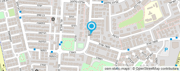 מפת הגעה אל שירה פרץ קלינאית תקשורת