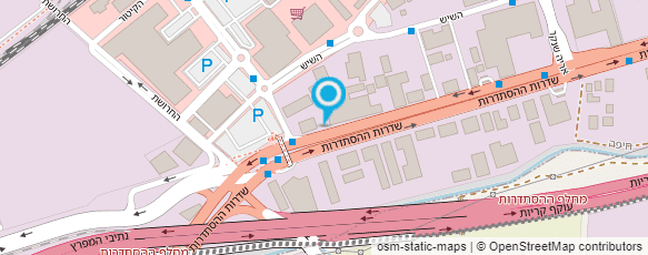 מפת הגעה אל מוסך מטרו צפון