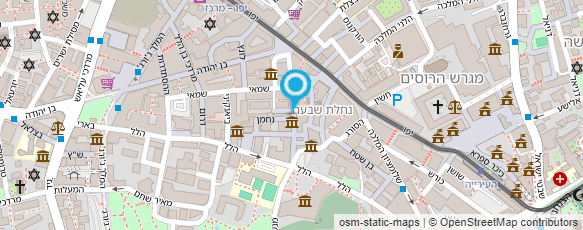 מפת הגעה אל עמותת שבתות וחגים בית פתוח לנוער