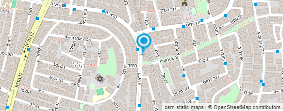 מפת הגעה אל מיכאל מינסקי-מאמן כושר אישי מקצועי