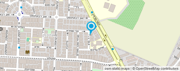 מפת הגעה אל אלה אוזדובה  מטפלת בגוף ונפש