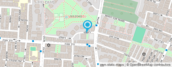 מפת הגעה אל מרכז לגיל השלישי מנדלבוים