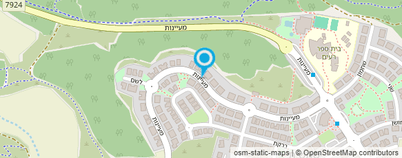 מפת הגעה אל אברי  תריסים