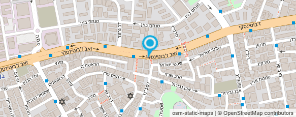 מפת הגעה אל פיצה מאיה