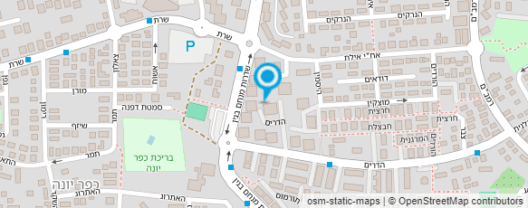 מפת הגעה אל הצהרון של עדנה