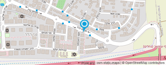 מפת הגעה אל מכון יובלים