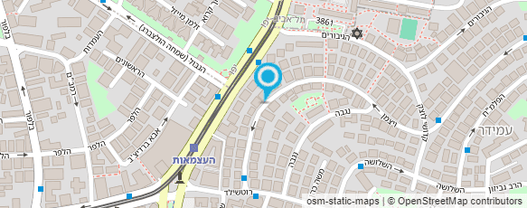 מפת הגעה אל אורי חנגאדי עיצוב שיער