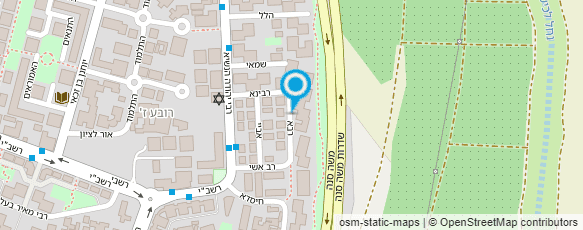 מפת הגעה אל נרות חנוכה