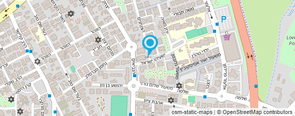 מפת הגעה אל ג.מ. עוגיות