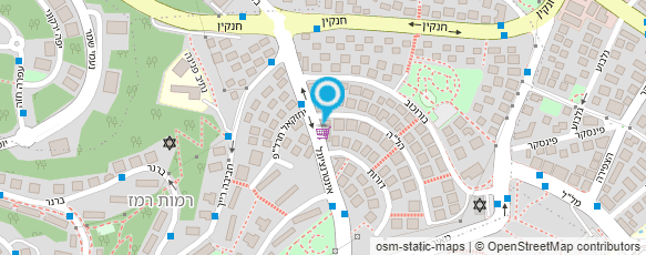 מפת הגעה אל ח. ד. חומרי בניין