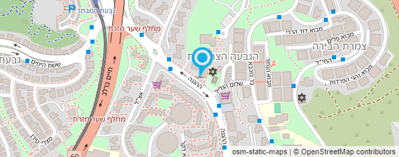 מפת הגעה אל ההגנה 13 - מועדון כושר