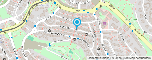 מפת הגעה אל א.ש בניין ופיתוח