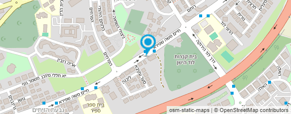 מפת הגעה אל העמותה למען הקשיש