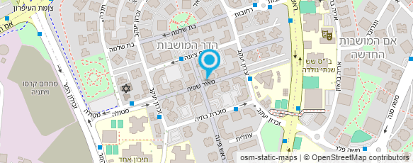 מפת הגעה אל שיר דור shird'or