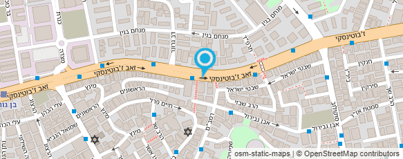 מפת הגעה אל משה חורי טכנאי מחשבים