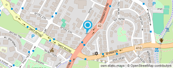 מפת הגעה אל בורגר בר 44