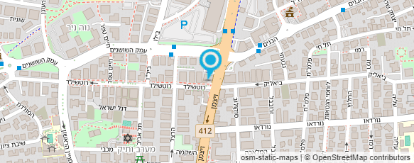 מפת הגעה אל קפה רוטשילד