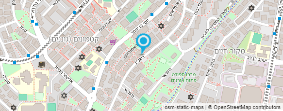 מפת הגעה אל יד רחל - מרכזים חינוכיים טיפוליים