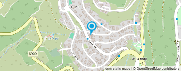 מפת הגעה אל הפיצה של אריה