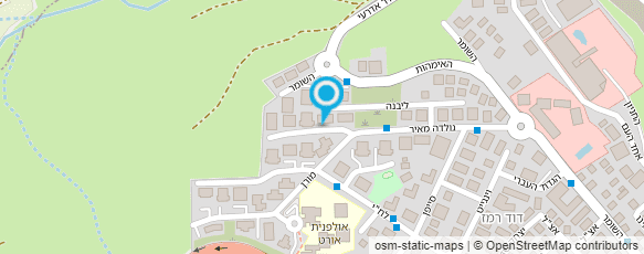 מפת הגעה אל אריק ייעוץ תאורה