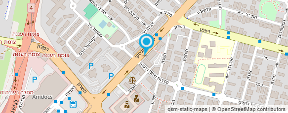 מפת הגעה אל עמותת צעדים קטנים חולי ניוון שרירים