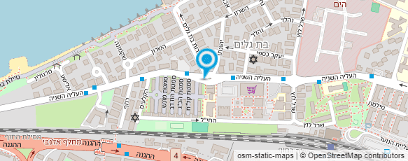 מפת הגעה אל המרכז הקהילתי בת גלים