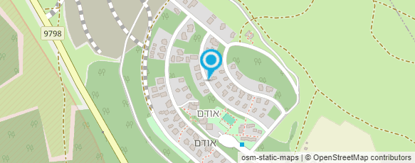 מפת הגעה אל אוהד גיגי -עששיות ביער אודם