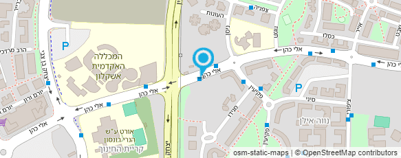 מפת הגעה אל מרכז הידרותרפי - שחיית תינוקות