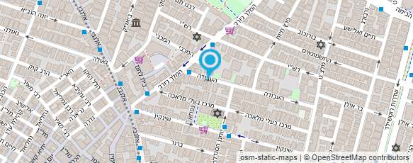 מפת הגעה אל גן קשת