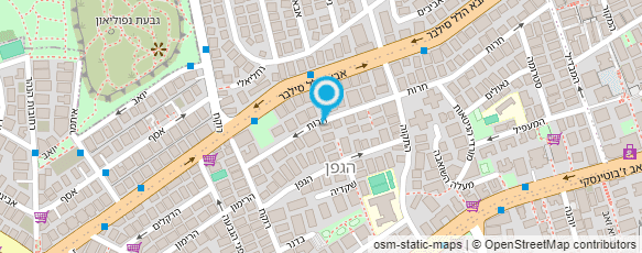 מפת הגעה אל אימוני כושר אישיים - נעמה בראס