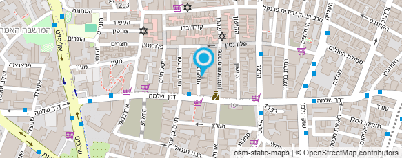 מפת הגעה אל מאמא-לינה - מטבח טבעוני אורגני