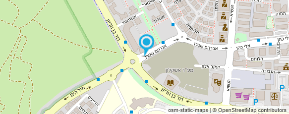 מפת הגעה אל מיטל לוי בי"ס לבניית ציפורניים