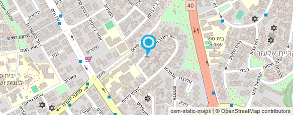 מפת הגעה אל עוגיות מרוקאיות רשב"י