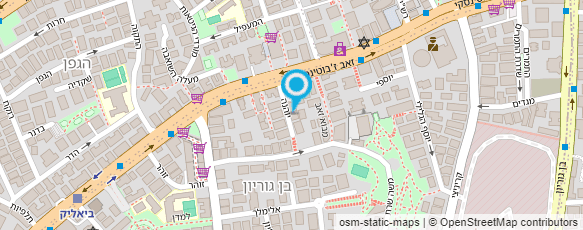 מפת הגעה אל ענת גולדברג - נטורופתית