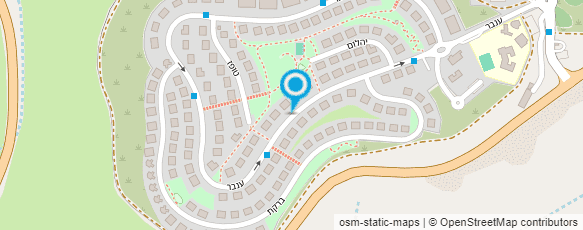 מפת הגעה אל רני הדר - טיפולי ג'ודו