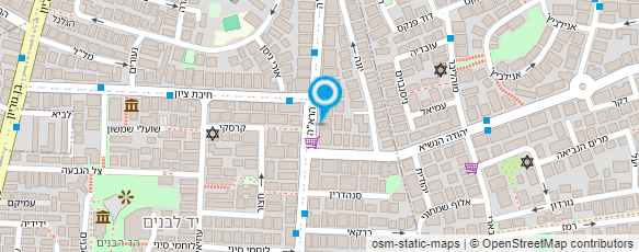 מפת הגעה אל עוזי עזרא עיצוב שיער