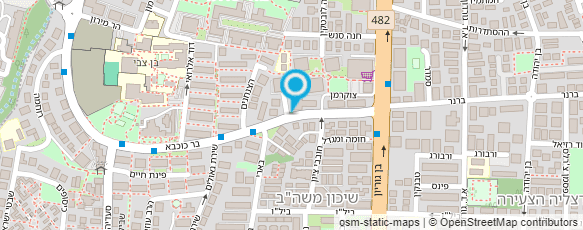 מפת הגעה אל רם מור תרפיה