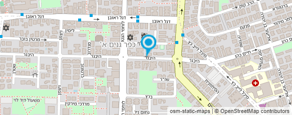 מפת הגעה אל עמנואל- פיזיותרפיסט