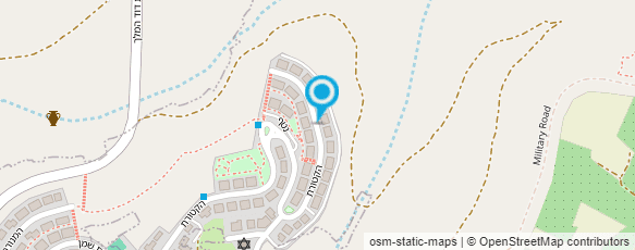 מפת הגעה אל בת חן גרשינסקי - רפלקסולוגית