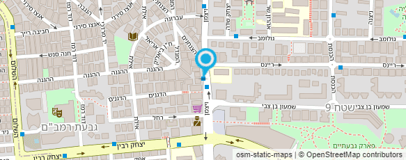 מפת הגעה אל אסף בלזמוביץ יוגה & אקרו